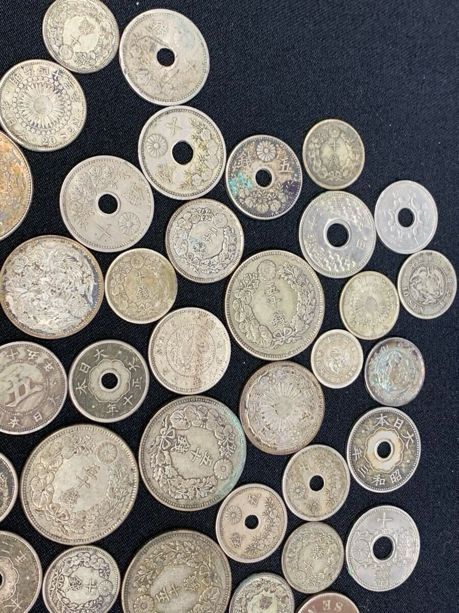 まとめ 旧日本銀貨 50銭 20銭 10銭 5銭 古銭 古硬貨 古コイン まとめ 旧日本銀貨 50銭 20銭 10銭 5銭 古銭 古硬貨 古コイン