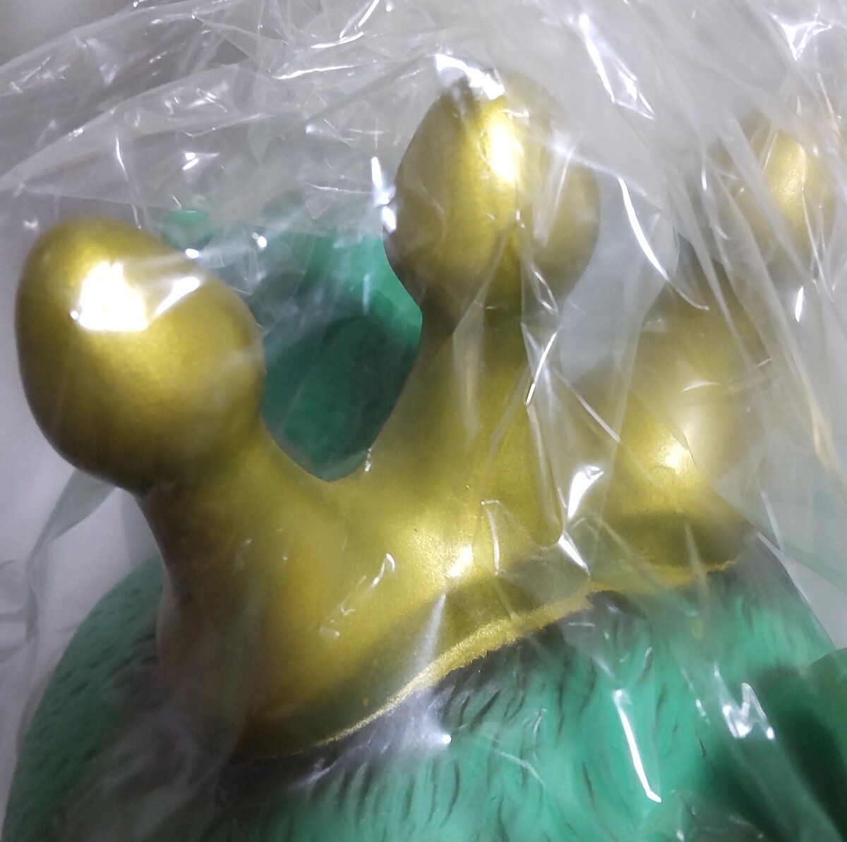 快獣 ブースカ ジャイアント 翡翠色(緑) イヌクマ ソフビ(怪獣