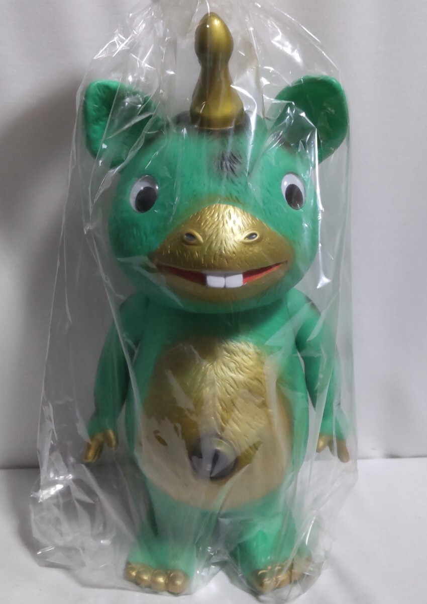 快獣 ブースカ ジャイアント 翡翠色(緑) イヌクマ ソフビ(怪獣 快獣 ブースカ ジャイアント 翡翠色(緑) イヌクマ ソフビ(怪獣