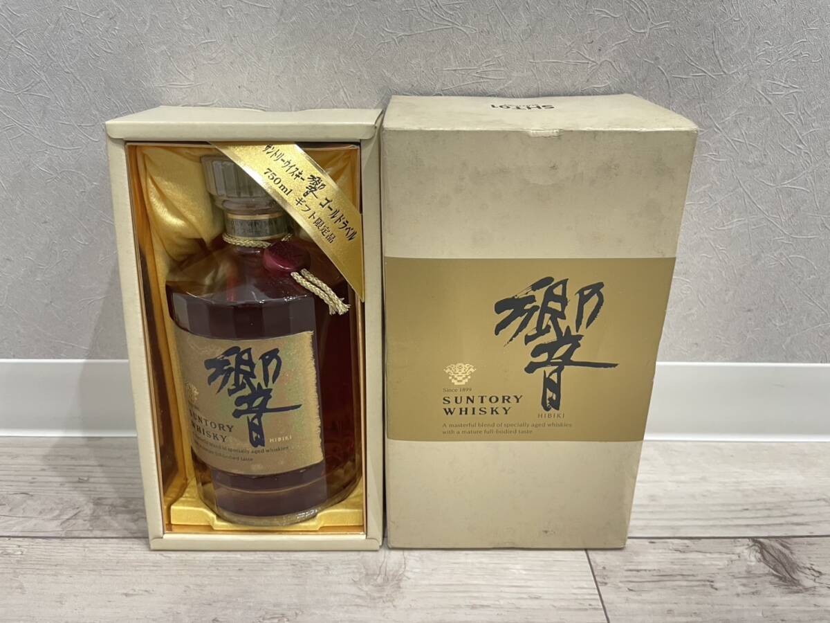 SG389 未開栓 SUNTORY WHISKY 響 1899 ゴールドラベル SG389 未開栓 SUNTORY WHISKY 響 1899 ゴールドラベル
