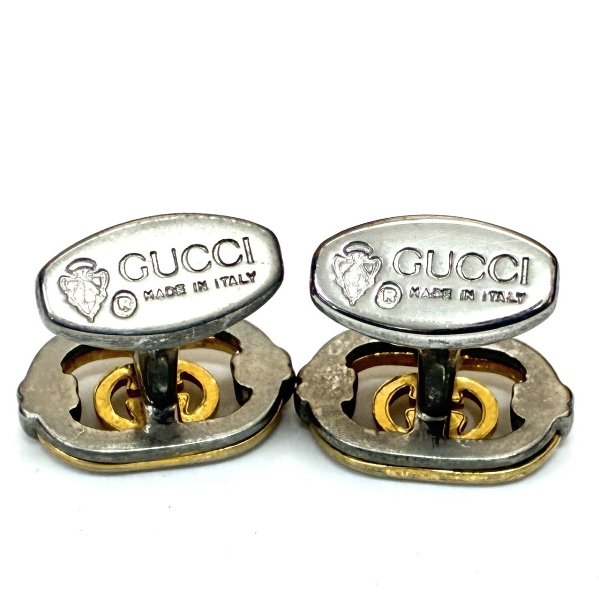 GUCCI グッチ インターロッキング カフス カフスボタン GUCCI グッチ インターロッキング カフス カフスボタン