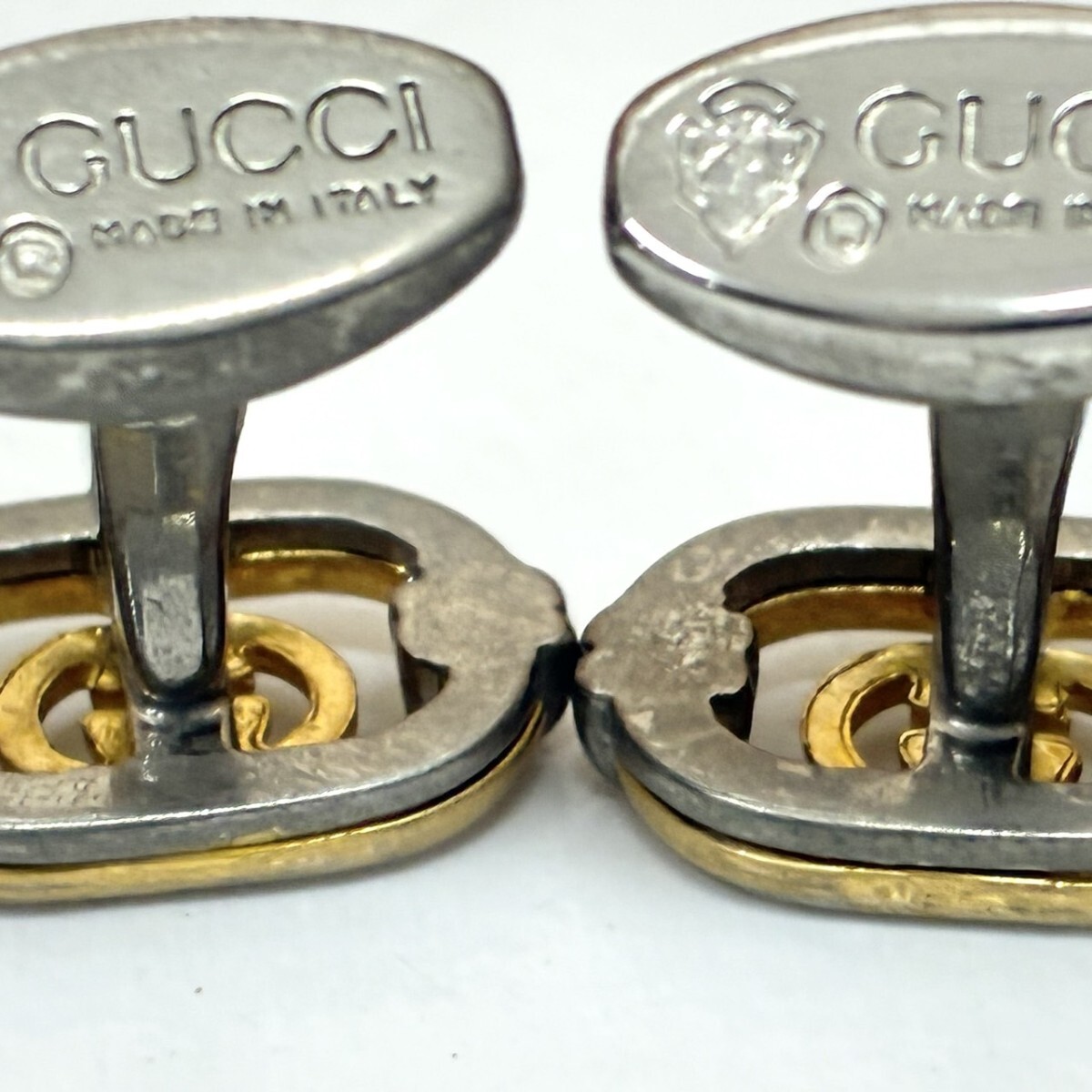 GUCCI グッチ インターロッキング カフス カフスボタン GUCCI グッチ インターロッキング カフス カフスボタン
