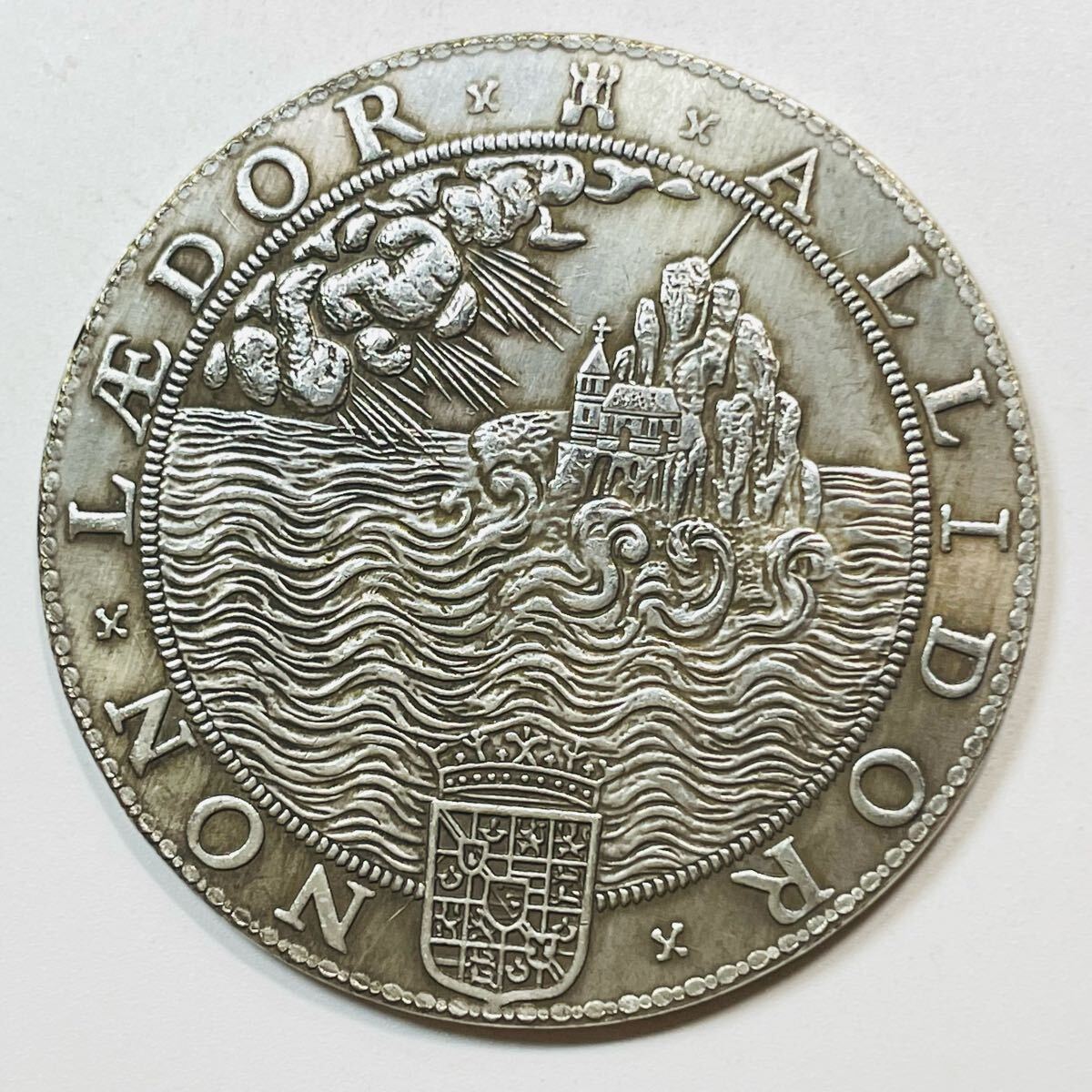 オランダ 硬貨 古銭 メダル 1588年 アルマダの海戦 スペイン無敵 オランダ 硬貨 古銭 メダル 1588年 アルマダの海戦 スペイン無敵
