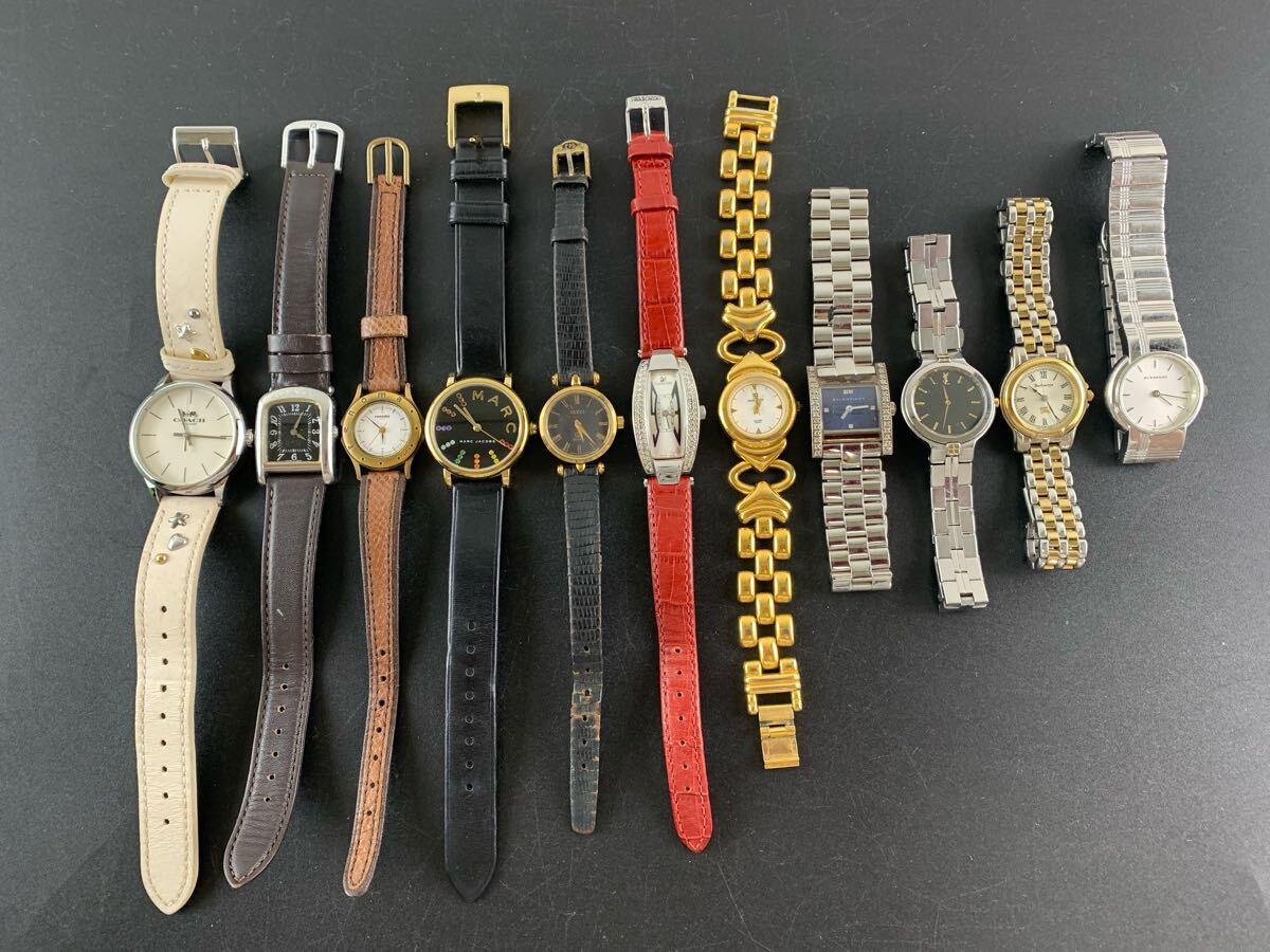 1000円~○☆動作未確認☆腕時計 コーチ スワロフスキー GUCCI 1000円~○☆動作未確認☆腕時計 コーチ スワロフスキー GUCCI