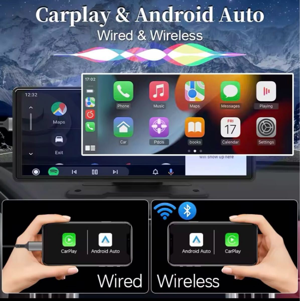 新品未使用】CarPlay ディスプレイオーディオ 10 26 WIFI 新品未使用】CarPlay ディスプレイオーディオ 10 26 WIFI