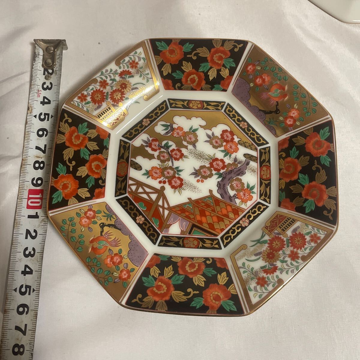 古伊万里 小皿 和食器 5客セット 八角皿 骨董 金彩 縁起物 中皿 古伊万里 小皿 和食器 5客セット 八角皿 骨董 金彩 縁起物 中皿