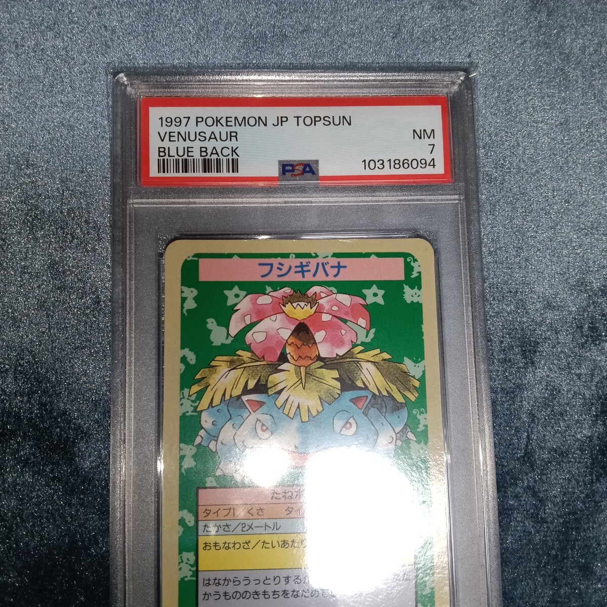 ポケカ トップサン Topsun フシギバナ 裏面青 番号なしエラー ポケカ トップサン Topsun フシギバナ 裏面青 番号なしエラー