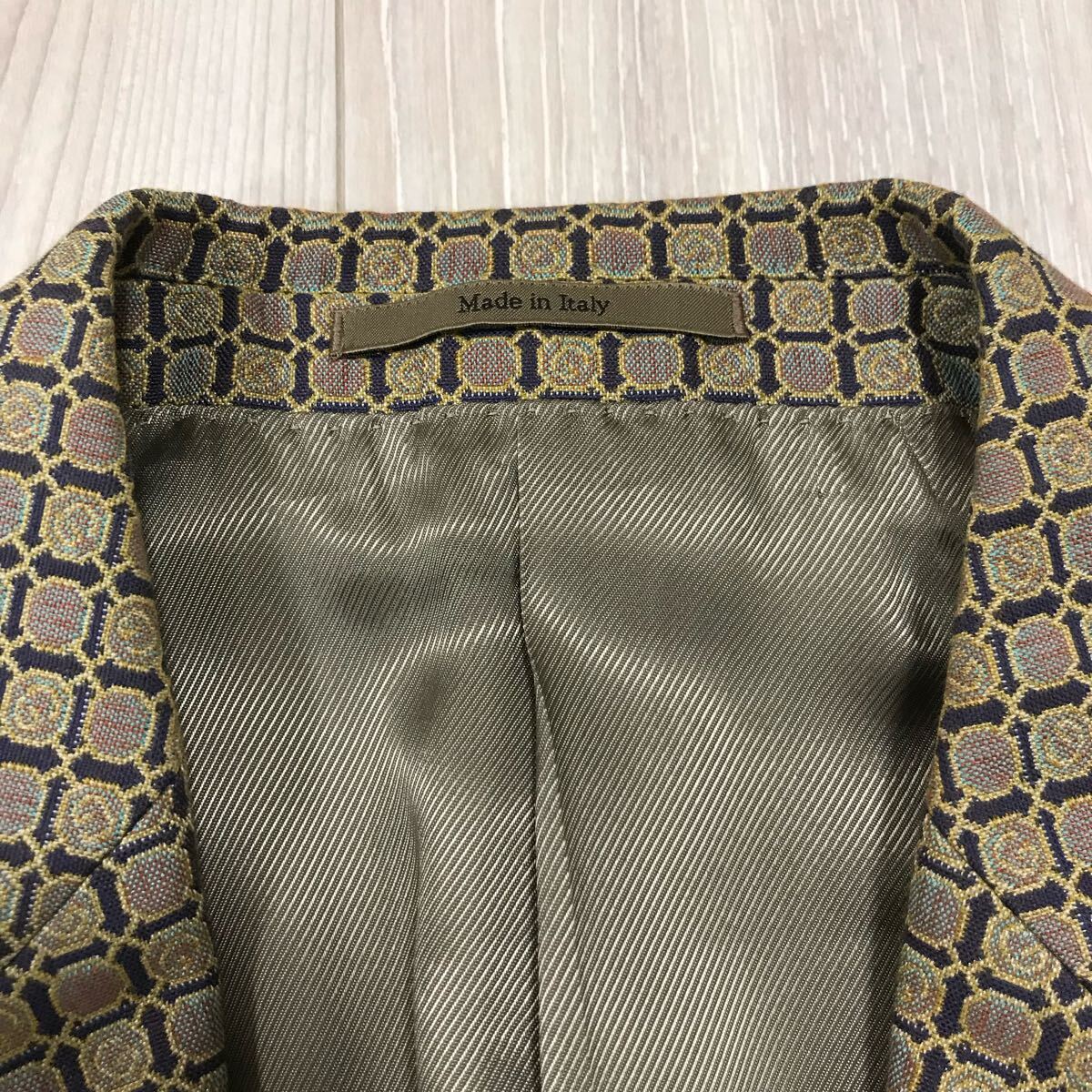 GUCCI Eschatology Single Breasted Jacket GG Canvas logo GUCCI Eschatology Single Breasted Jacket GG Canvas logo