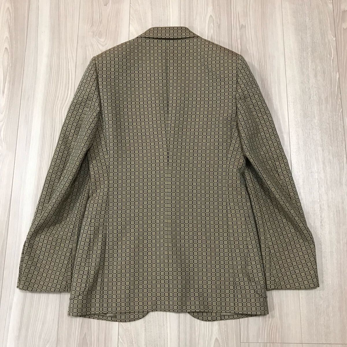 GUCCI Eschatology Single Breasted Jacket GG Canvas logo GUCCI Eschatology Single Breasted Jacket GG Canvas logo