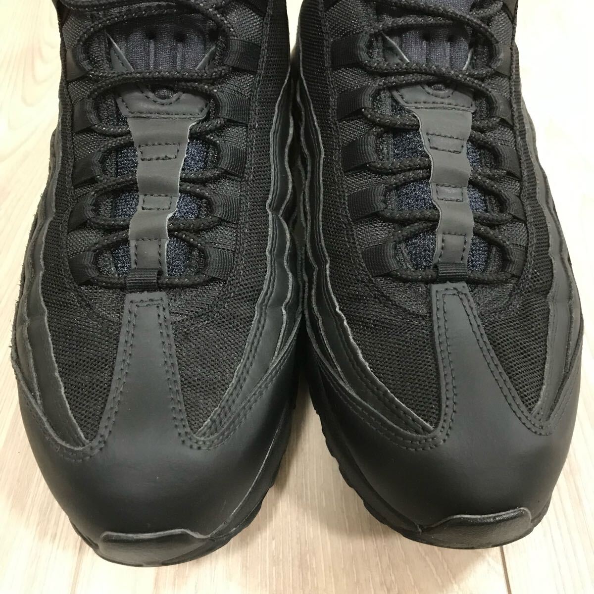 Nike Air Max 95 Essential Triple Black Dark Grey Allナイキ Nike Air Max 95 Essential Triple Black Dark Grey Allナイキ