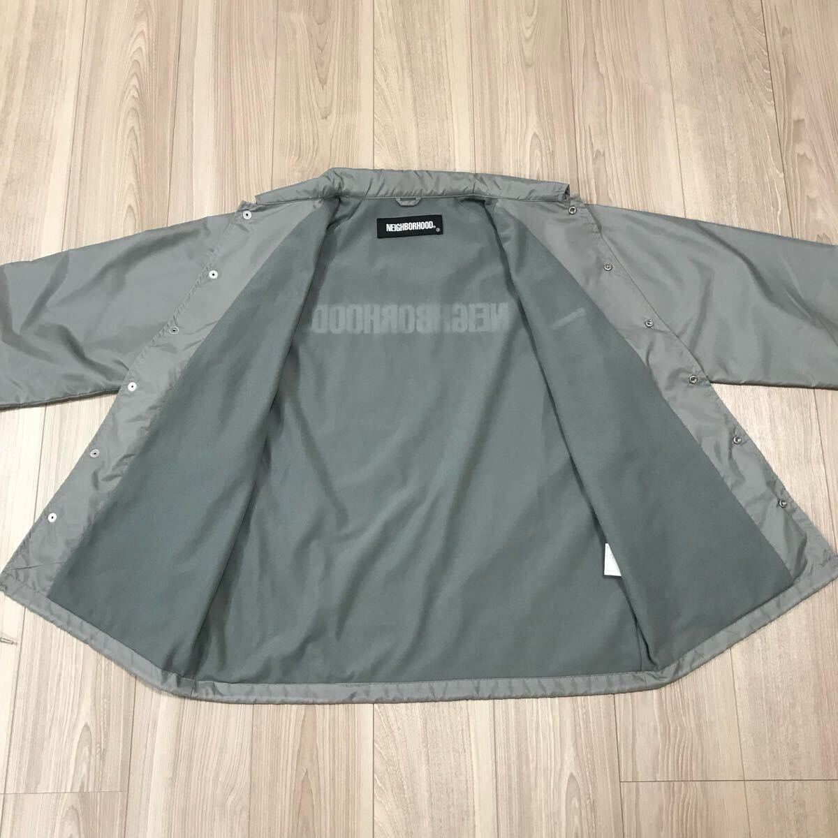 NEIGHBORHOOD COACH JACKET WINDBREAKER NBHD NYLON LOGO NEIGHBORHOOD COACH JACKET WINDBREAKER NBHD NYLON LOGO