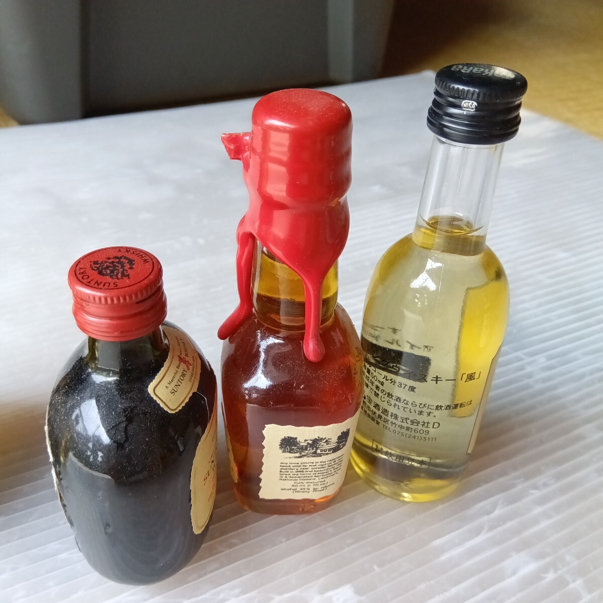☆SUNTORY サントリー ミニボトル ピュアモルトウイスキー 山崎 ☆SUNTORY サントリー ミニボトル ピュアモルトウイスキー 山崎