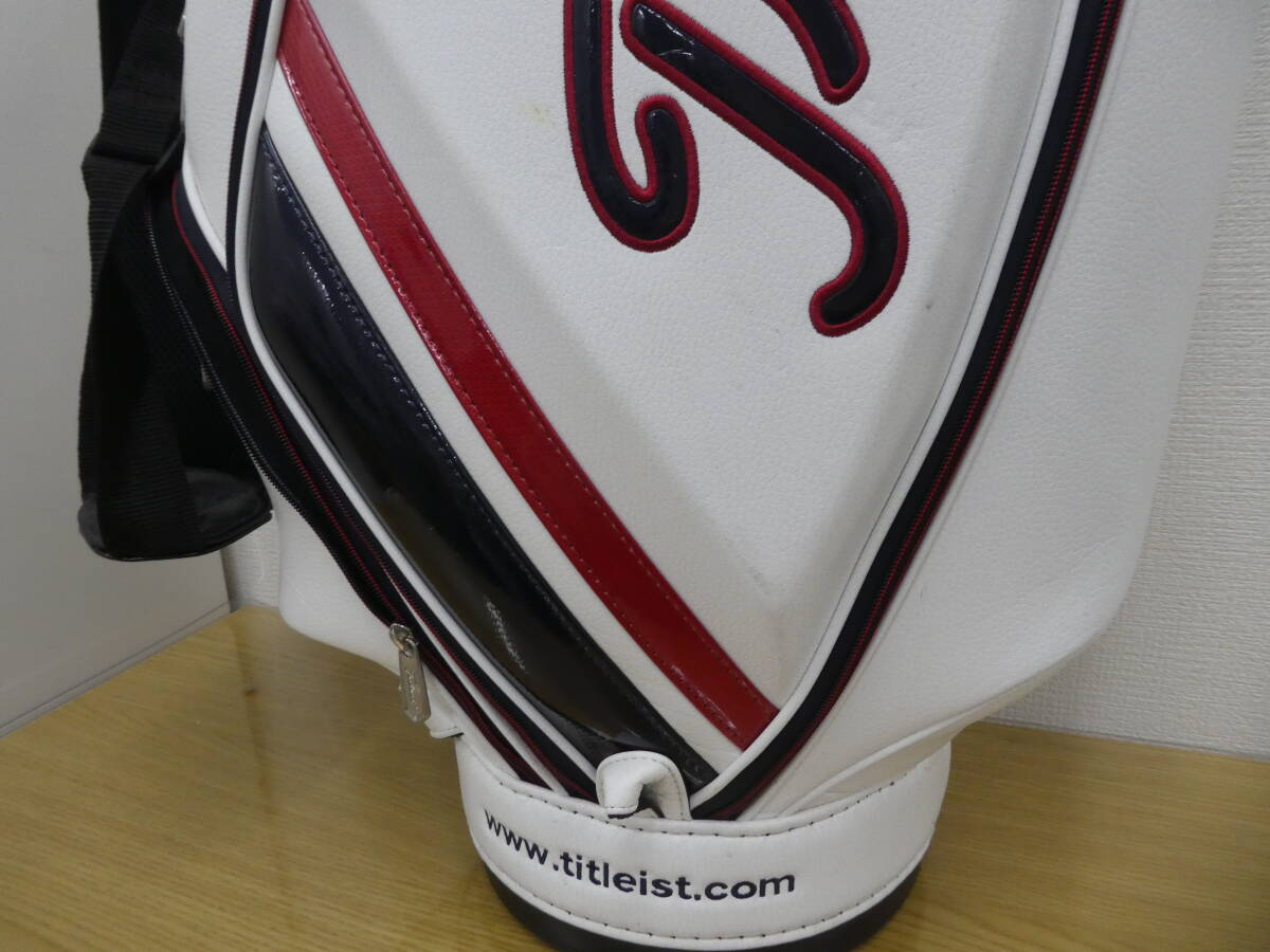 ☆ タイトリスト titleist キャディバッグ ホワイト ゴルフ ☆ タイトリスト titleist キャディバッグ ホワイト ゴルフ