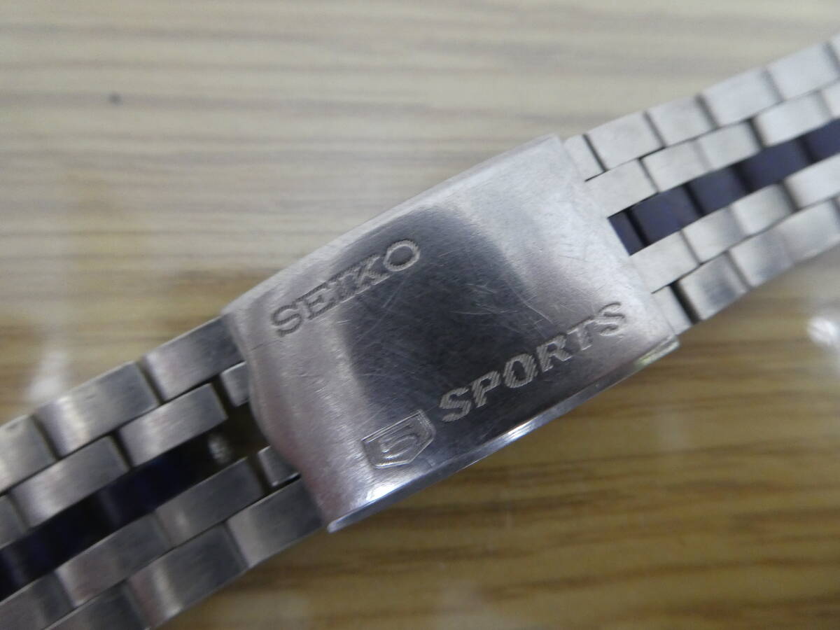 ☆ セイコー SEIKO 5スポーツ SPORTS 6119-8310 青文字盤 中古品 ☆ セイコー SEIKO 5スポーツ SPORTS 6119-8310 青文字盤 中古品