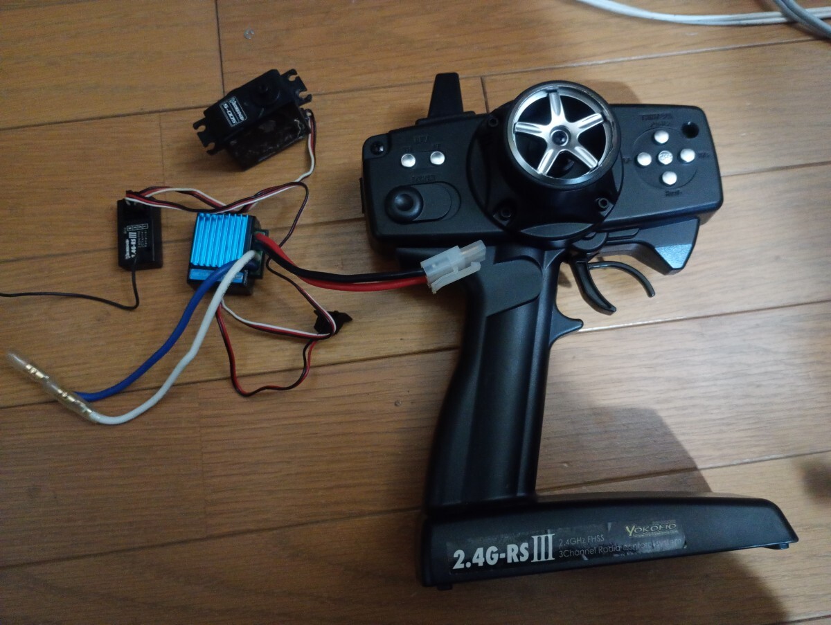 ヨコモ プロポセット 2 4G RSⅢ+2 4GHz 送信機 受信機 スピコン ヨコモ プロポセット 2 4G RSⅢ+2 4GHz 送信機 受信機 スピコン