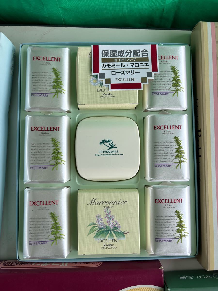 未使用 石けん まとめて 6箱 71個　資生堂 バスボン バブル/ 植物　クリーミィ/ソープ 贈答品　懐かしい