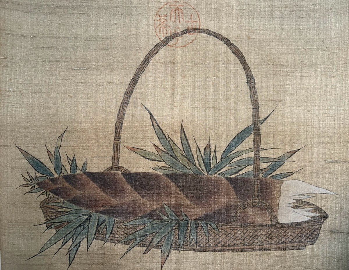 清】某蒐集家買入「郎世寧寫」中国清時代宮廷画家 絹本【花鳥図 清】某蒐集家買入「郎世寧寫」中国清時代宮廷画家 絹本【花鳥図