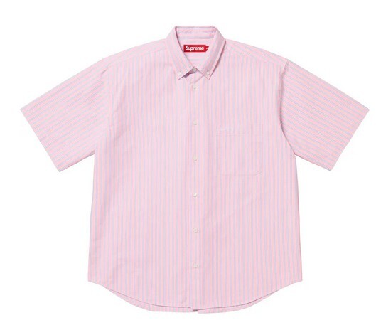 送料無料 ピンクストライプ XXL 25ss Loose Fit Oxford S/S 送料無料 ピンクストライプ XXL 25ss Loose Fit Oxford S/S