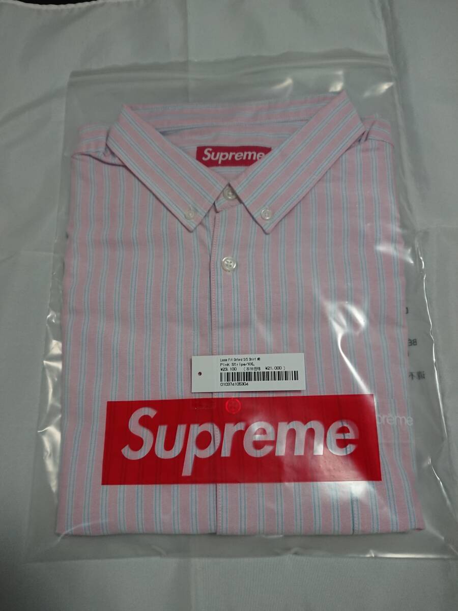送料無料 ピンクストライプ XXL 25ss Loose Fit Oxford S/S 送料無料 ピンクストライプ XXL 25ss Loose Fit Oxford S/S