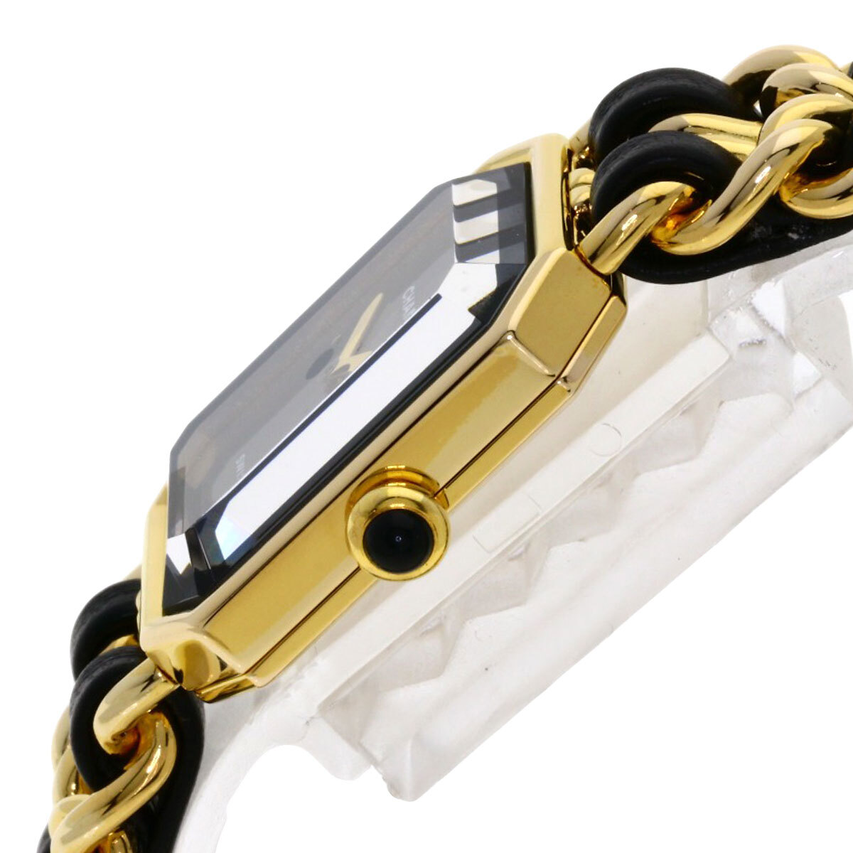 CHANEL シャネル プルミエール 腕時(shí)計(jì) GP GPx革 レディース 中古