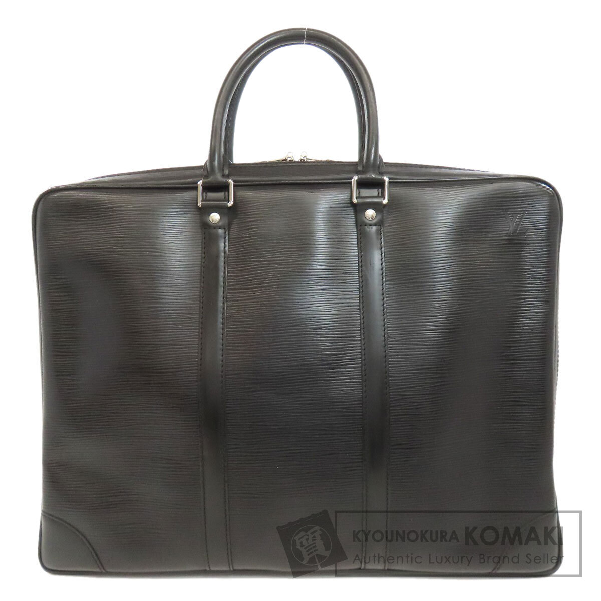 LOUIS VUITTON ルイヴィトン M40321 ポルト ドキュマン?ヴォワヤージュ ビジネスバッグ エピレザー メンズ 中古
