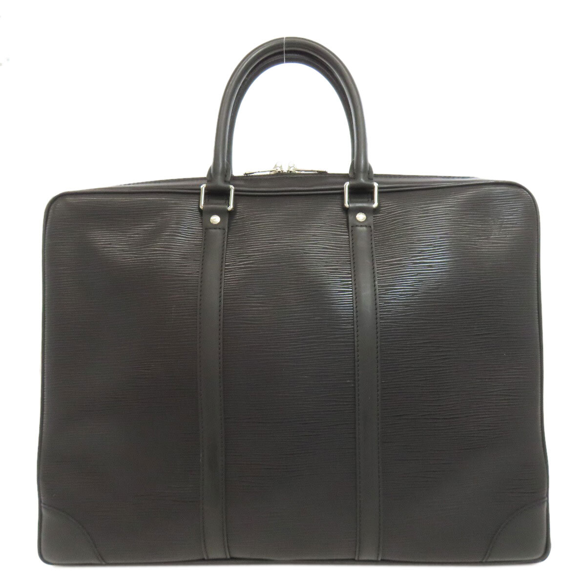 LOUIS VUITTON ルイヴィトン M40321 ポルト ドキュマン?ヴォワヤージュ ビジネスバッグ エピレザー メンズ 中古