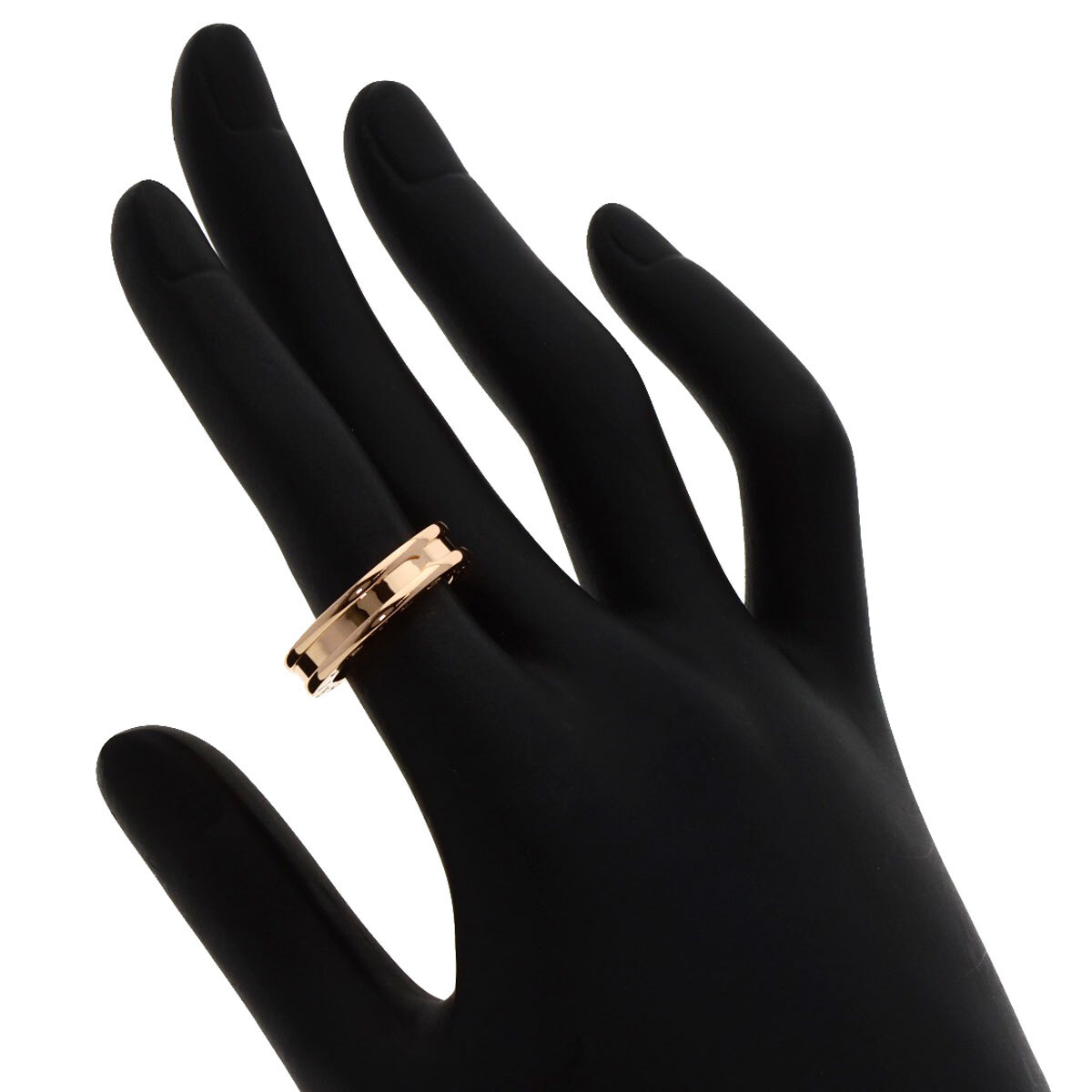 BVLGARI BVLGARY B-zero1 Be Zero One 1 частота XS #49 кольцо * кольцо K18 розовое золото женский б/у 