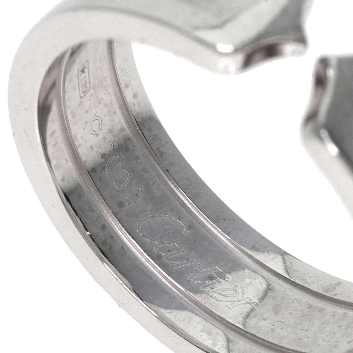CARTIER カルティエ C2 #54 リング?指輪 K18ホワイトゴールド レディース 中古