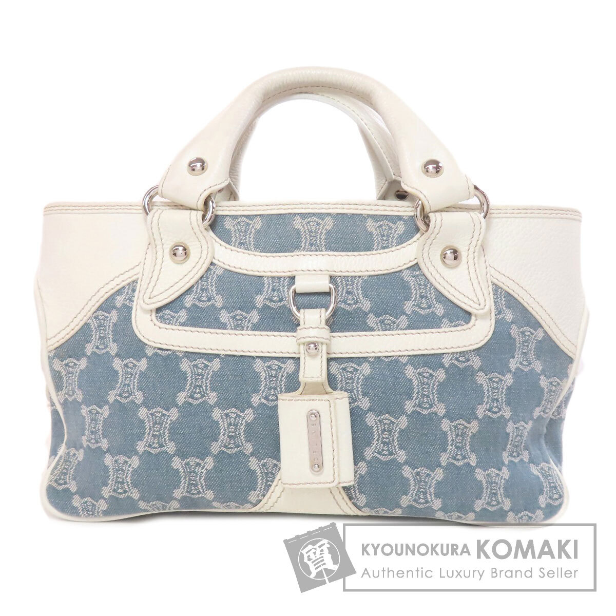CELINE セリーヌ ブギーバッグ ハンドバッグ キャンバス レディース 中古