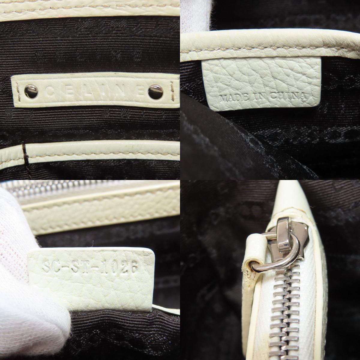 CELINE セリーヌ ブギーバッグ ハンドバッグ キャンバス レディース 中古