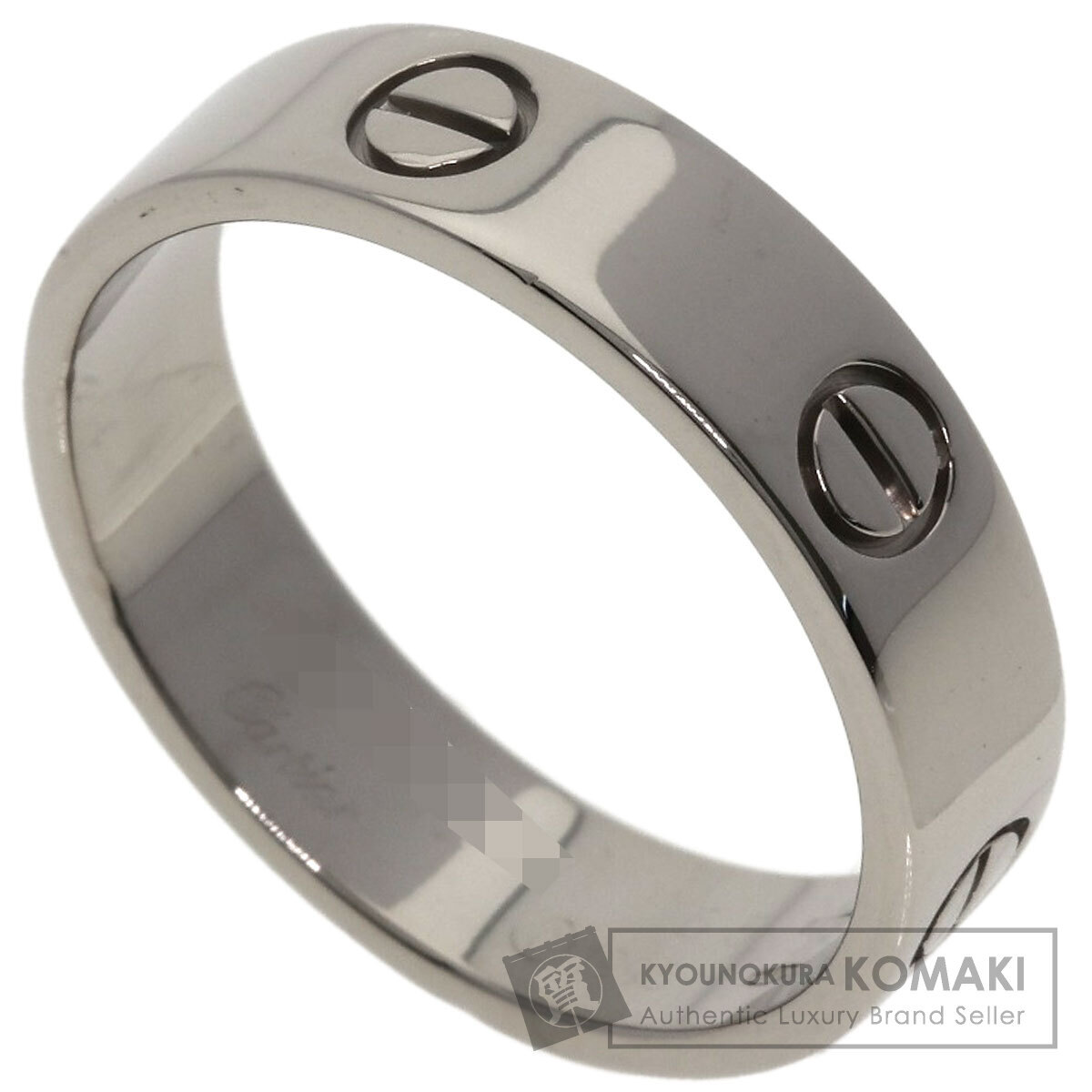 CARTIER カルティエ ラブリング リング?指輪 K18ホワイトゴールド ユニセックス 中古