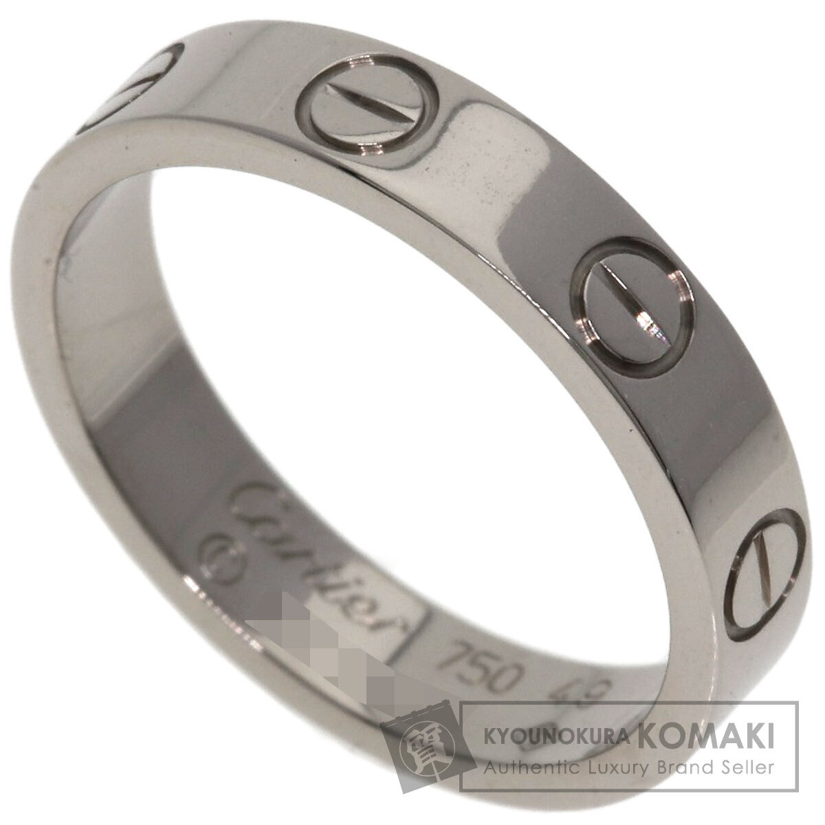 CARTIER カルティエ ミニラブリング #49 リング?指輪 K18ホワイトゴールド レディース 中古