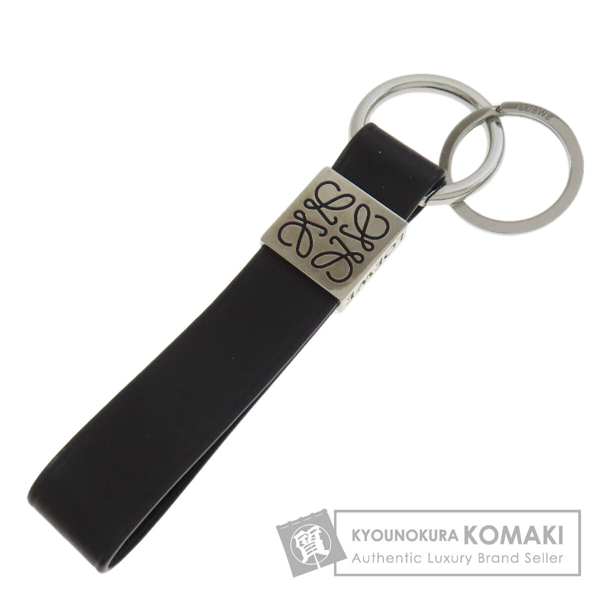 LOEWE ロエベ アナグラム キーホルダー カーフ レディース 中古
