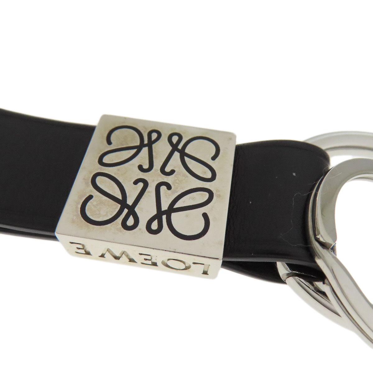 LOEWE ロエベ アナグラム キーホルダー カーフ レディース 中古