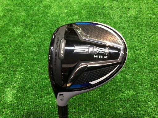テーラーメイド シム フェアウェイウッド MAX SIM MAX 5W レフティ フレックスSR 中古 Cランク