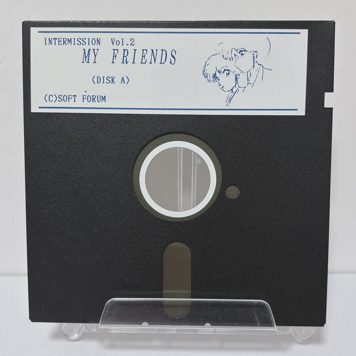 d1521 MY FRIENDS INTERMISSON Vol.2 2 листов комплект PC-8801 серии 