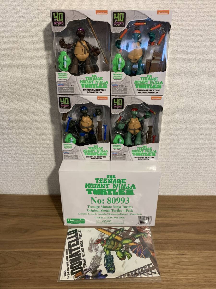 新品未開封 プレイメイツ tmnt タートルズ 40周年記念 4体セット 新品未開封 プレイメイツ tmnt タートルズ 40周年記念 4体セット