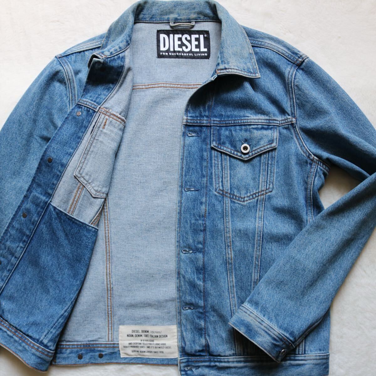 美品】DIESEL ディーゼル Lサイズ デニムジャケット ブルゾン G 美品】DIESEL ディーゼル Lサイズ デニムジャケット ブルゾン G