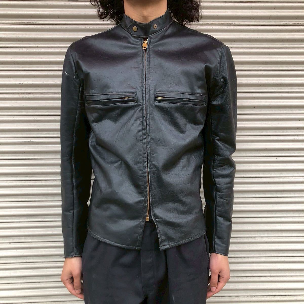 貴重 60s BUCO J-100 シングル ライダース ジャケット UK 貴重 60s BUCO J-100 シングル ライダース ジャケット UK