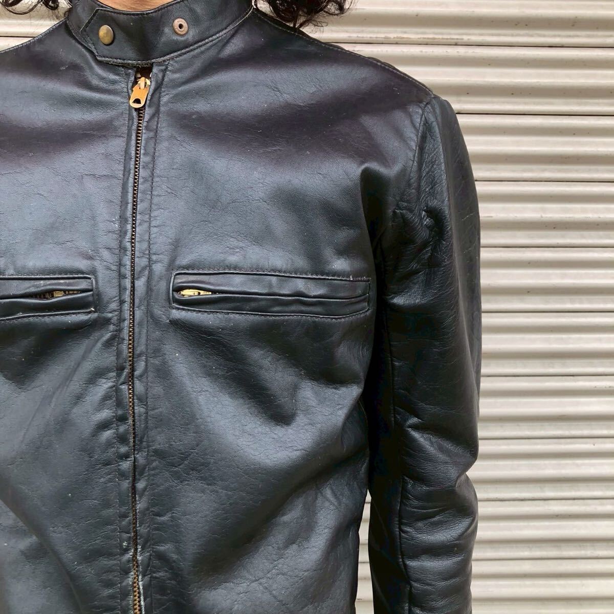 貴重 60s BUCO J-100 シングル ライダース ジャケット UK 貴重 60s BUCO J-100 シングル ライダース ジャケット UK