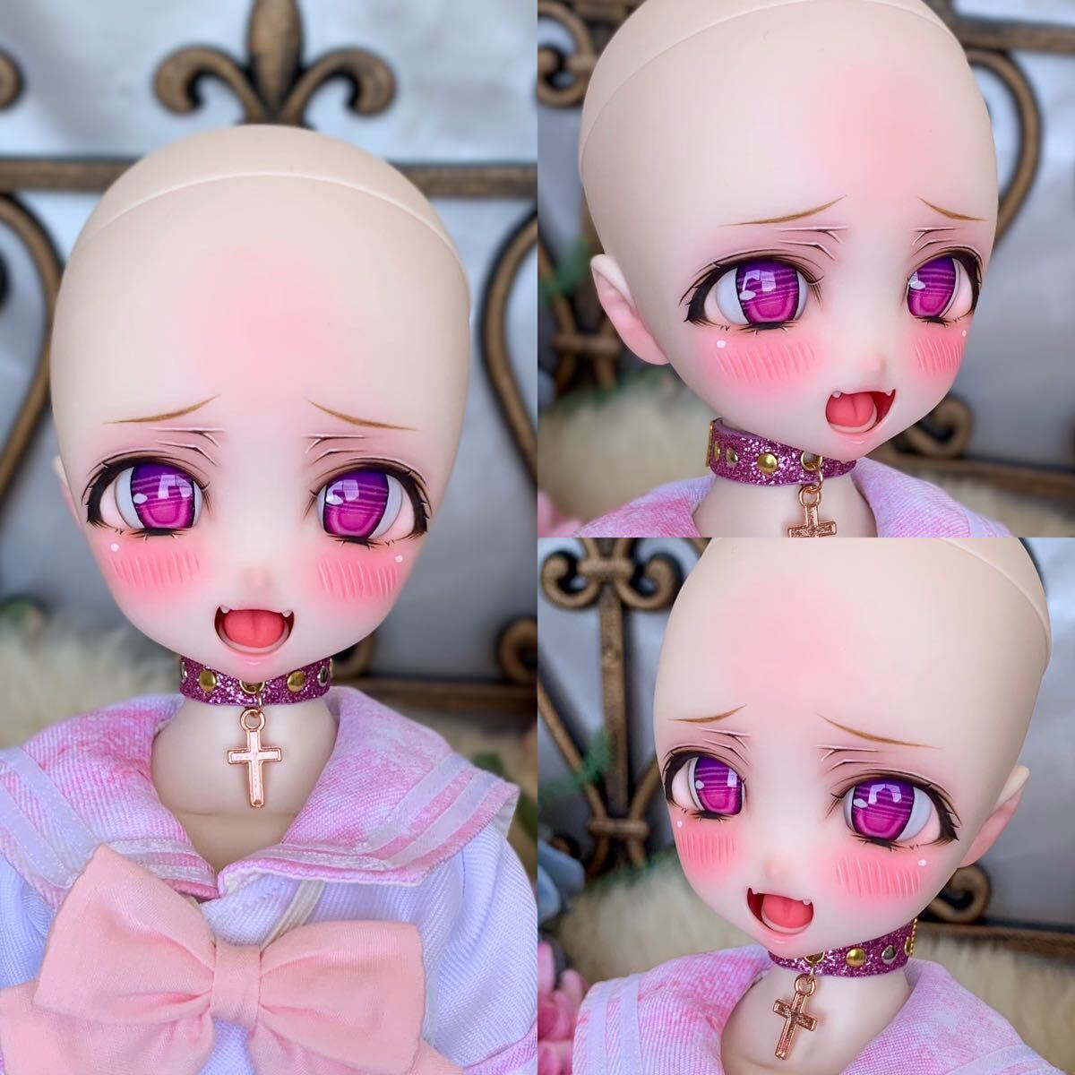 luceluce* DDH-27 セミホワイト肌 ソフビ盛りカスタムヘッド+ luceluce* DDH-27 セミホワイト肌 ソフビ盛りカスタムヘッド+