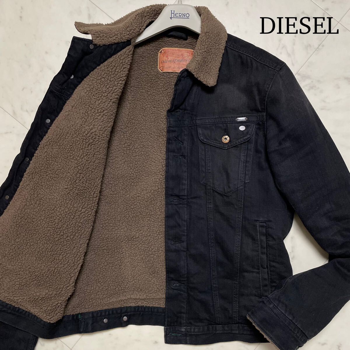 美品/Lサイズ☆ ディーゼル DIESEL 裏ボア デニムジャケット 美品/Lサイズ☆ ディーゼル DIESEL 裏ボア デニムジャケット