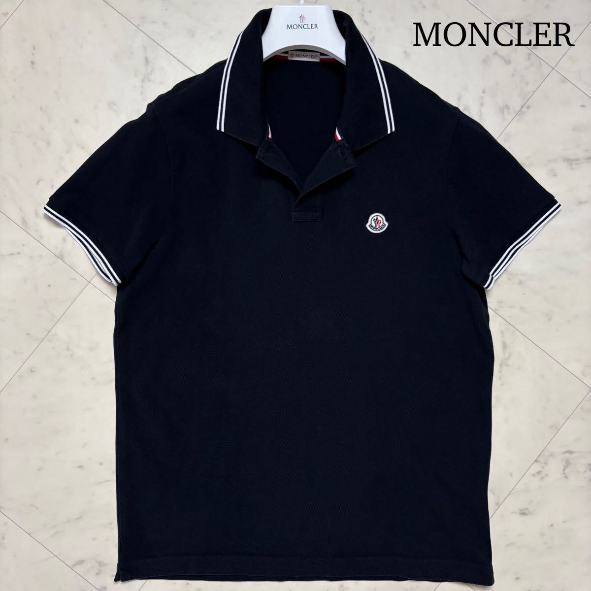 極美品☆ MONCLER モンクレール MAGLIA POLO MANICA CORTA 極美品☆ MONCLER モンクレール MAGLIA POLO MANICA CORTA
