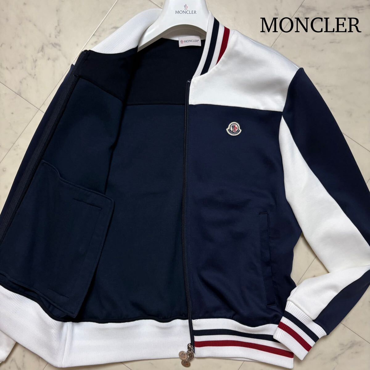極美品☆ MONCLER モンクレール MAGLIA CARDIGAN トラック 極美品☆ MONCLER モンクレール MAGLIA CARDIGAN トラック