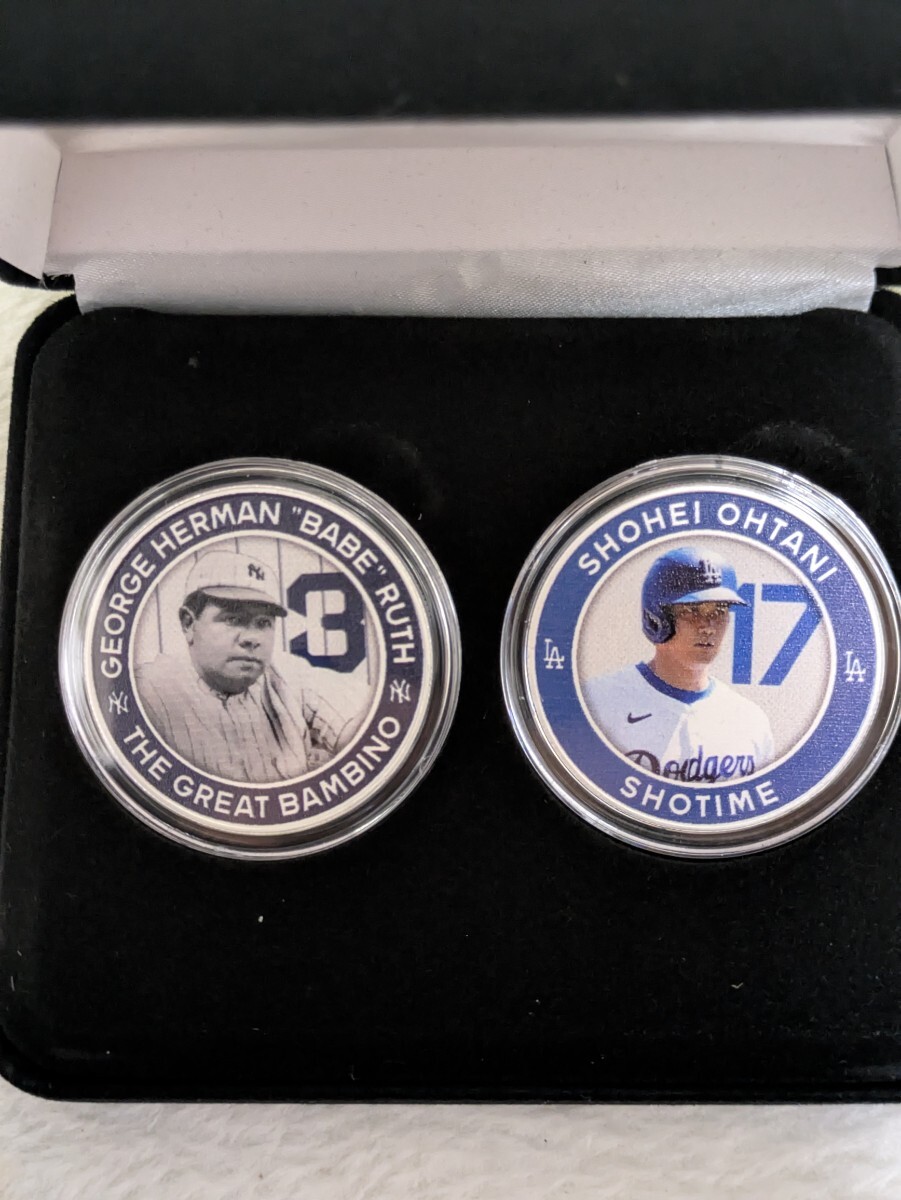 大谷翔平&ベーブ・ルース レジェンドコラボプレミアムコイン 大谷翔平&ベーブ・ルース レジェンドコラボプレミアムコイン