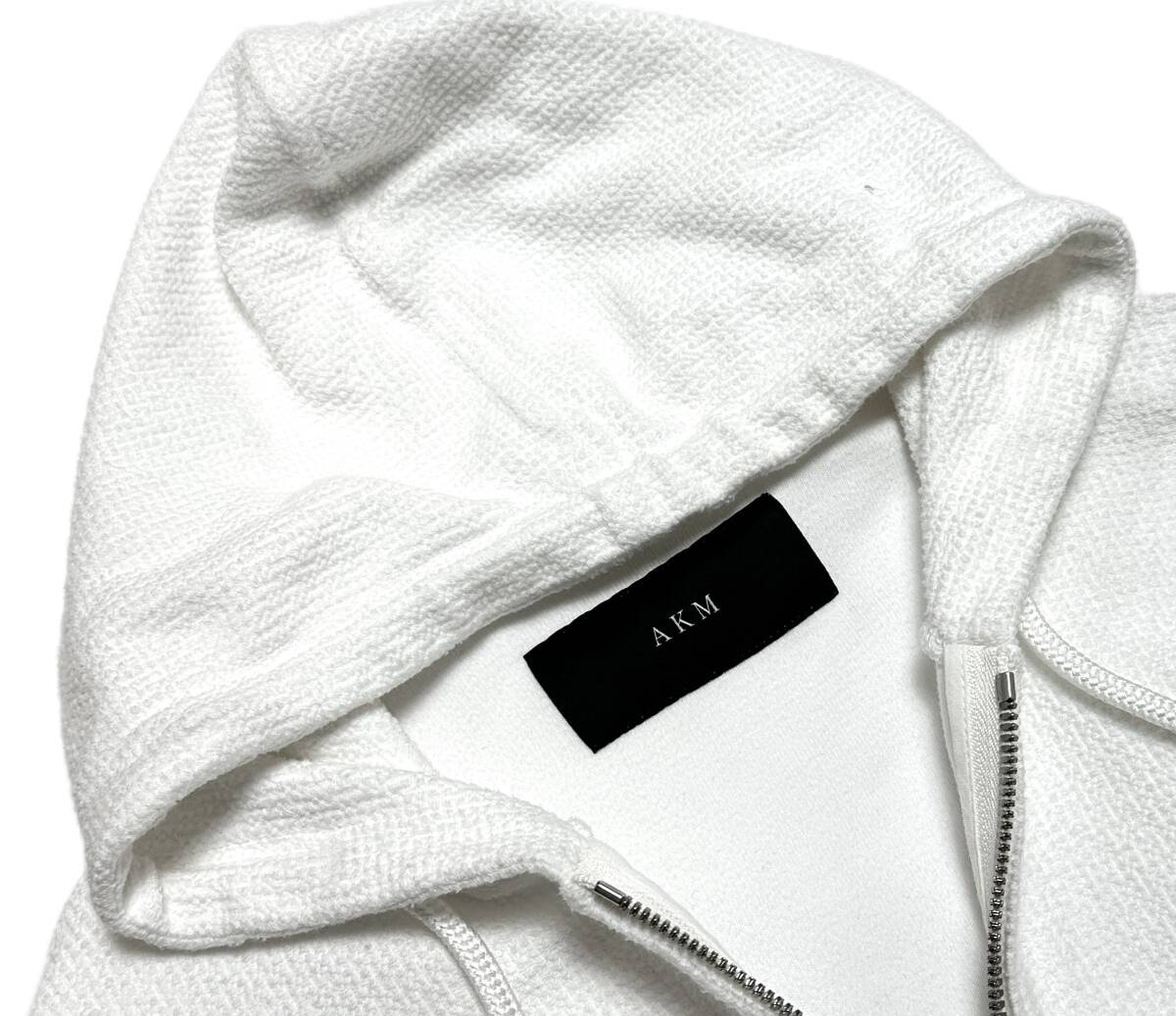 LEON掲載 定価5 5万 AKM original karami jersey zip parka M LEON掲載 定価5 5万 AKM original karami jersey zip parka M