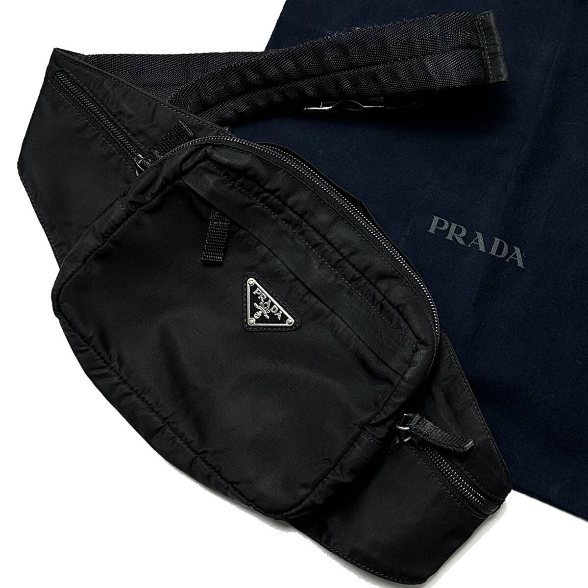 正規品 PRADA テスートナイロンボディバッグ 18㎝×12㎝×4 正規品 PRADA テスートナイロンボディバッグ 18㎝×12㎝×4