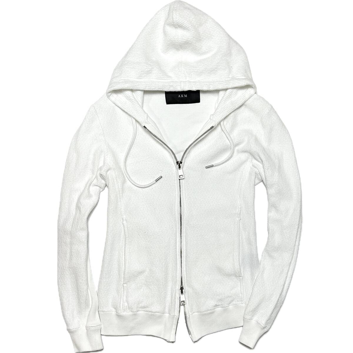 LEON掲載 定価5 5万 AKM original karami jersey zip parka M LEON掲載 定価5 5万 AKM original karami jersey zip parka M