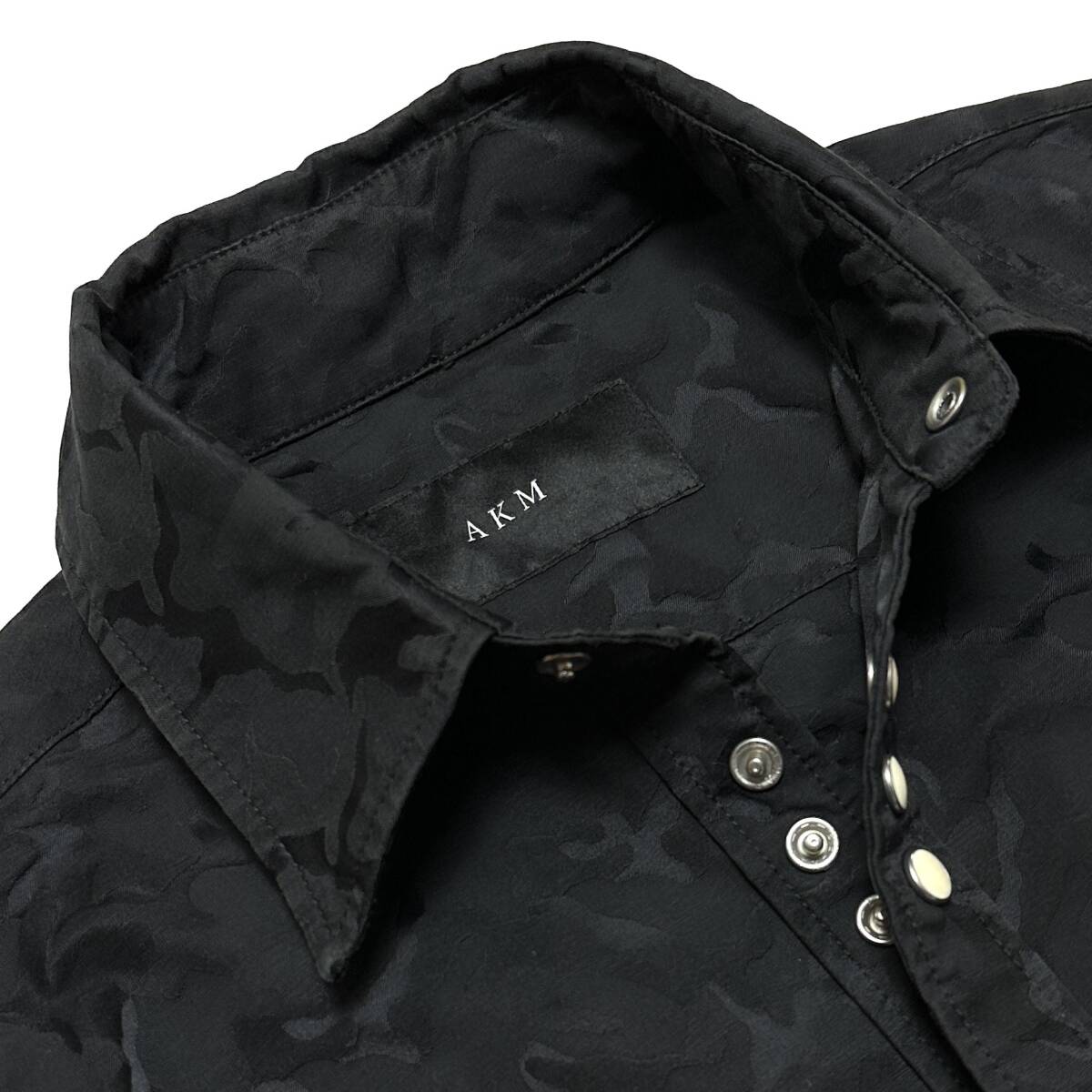 定価4万 AKM STRETCH CAMO SNAP WESTERN DRESS SHIRT サイズS 定価4万 AKM STRETCH CAMO SNAP WESTERN DRESS SHIRT サイズS