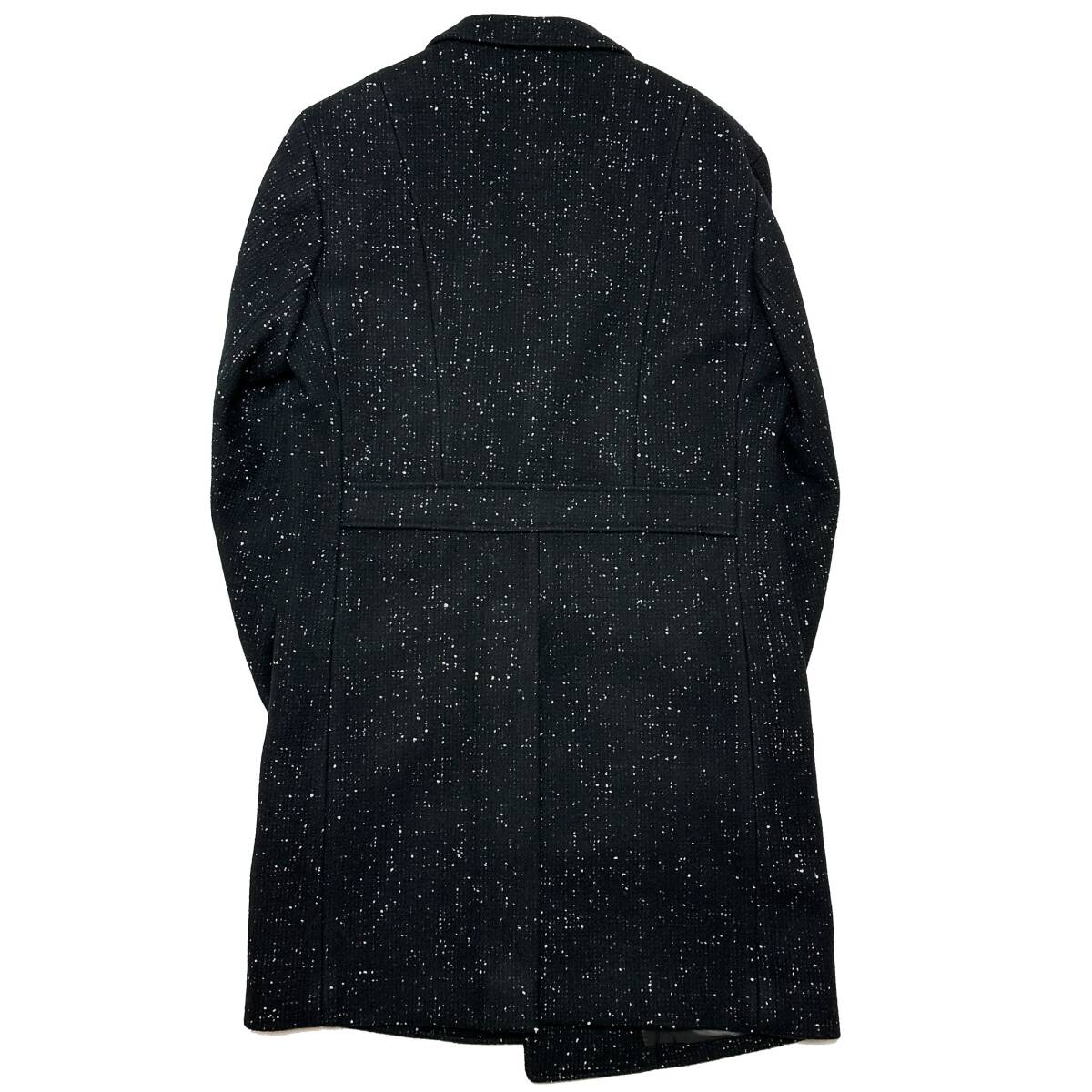 定価12万 junhashimoto NEP MELTON 3D CHESTER COAT 4 黒 ジュン 定価12万 junhashimoto NEP MELTON 3D CHESTER COAT 4 黒 ジュン